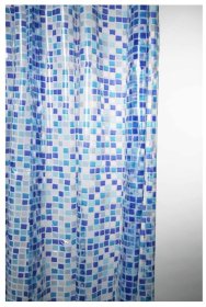 (image for) PEVA SHOWER CURTAIN MOSAIC - STD