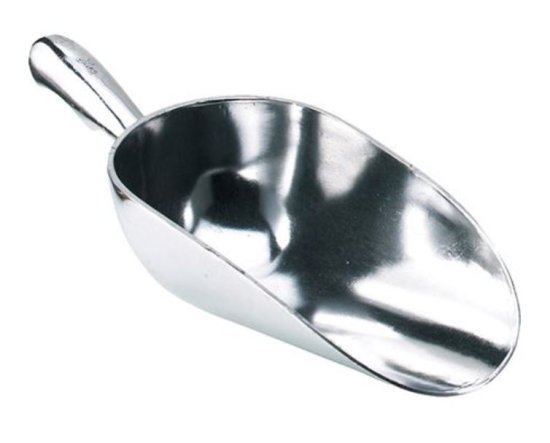 (image for) ZODIAC ALUMINIUM FLOUR SCOOP - 12OZ