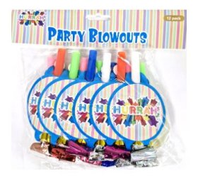 (image for) HURRAH PARTY BLOWOUTS BOYS - 12S