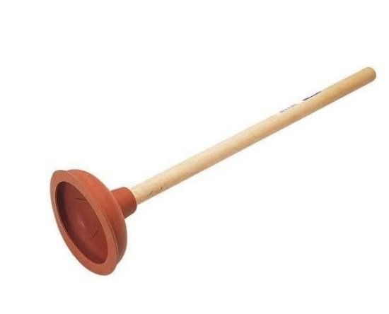 (image for) PLUNGER WOODEN HANDLE - STD