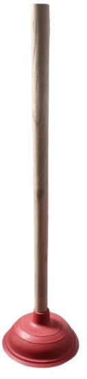 (image for) SINK PLUNGER WOOD HANDLE - STD