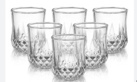 (image for) GLASS TUMBLER SET CLEAR WIDER - 310ML