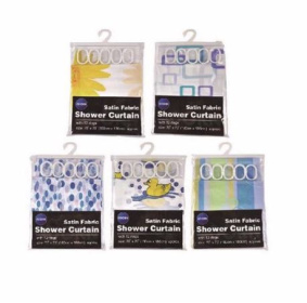 (image for) SHOWER CURTAIN SATIN 180X180CM