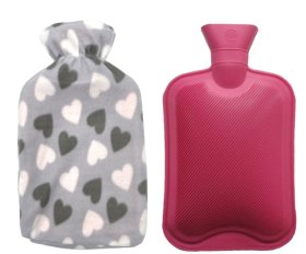 (image for) HOT WATER BOTTLE WITH COVER - 2L