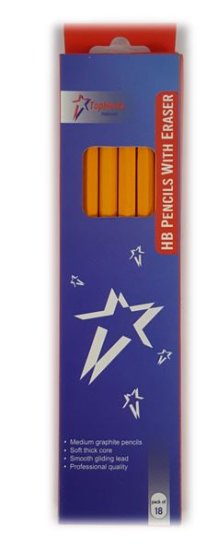 (image for) HB PENCIL + ERASER - 18S