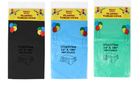 (image for) TABLE CLOTH PLAIN ASST 137X274