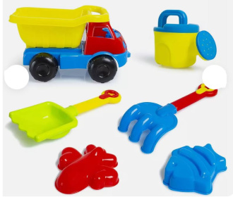 (image for) BEACH SAND CART TOY SET