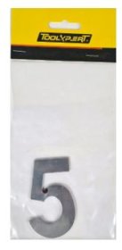 (image for) S/STEEL DOOR NUMBER '5' - 7.5CM