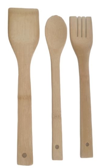 (image for) BAMBOO UTENSILS SET 3PK - 3PK