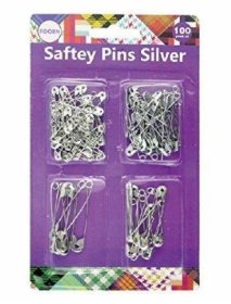 (image for) SAFETY PINS SILVER 100S - STD