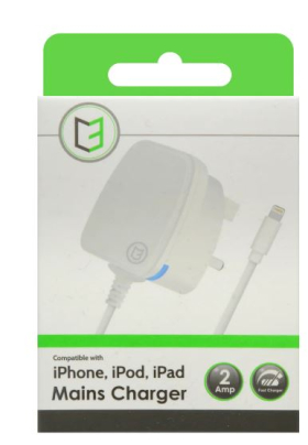 (image for) C3 2Amp iPhone Lightning Mains Charger