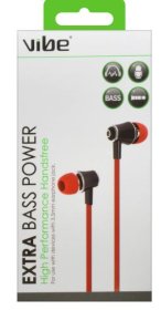 (image for) VIBE EARPHONE + MIC EXTRA BASS - STD