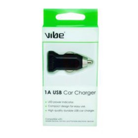 (image for) VIBE CAR CHARGER 1USB WHITE - 1A