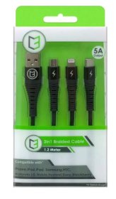 (image for) C3 USB CABLE UNIVERSAL BRAIDED - 1.2M