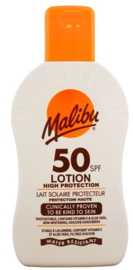(image for) MALIBU SUN LOTION HEAT PROTECTION SPF 50 - 200ML