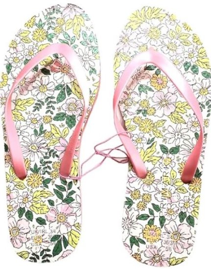 (image for) PG SLIPPER FLORAL ASST - 3-4