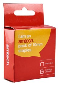 (image for) AMTECH STAPLES 10MM - 1000S