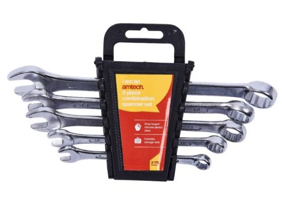 (image for) AMTECH SPANNER COMBINATION SET - 5PC