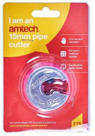 (image for) AMTECH PIPE/TUBE CUTTER - 15MM