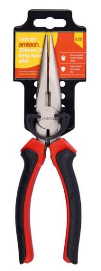 (image for) AMTECH PRO LONG NOSE PLIERS-8\"\"