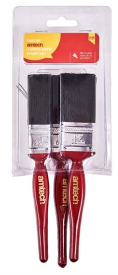 (image for) AMTECH PAINT BRUSH SET 3S - 3S