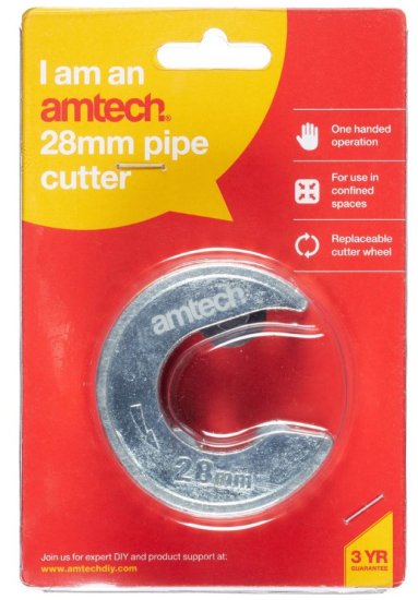 (image for) AMTECH PIPE/TUBE CUTTER - 28MM