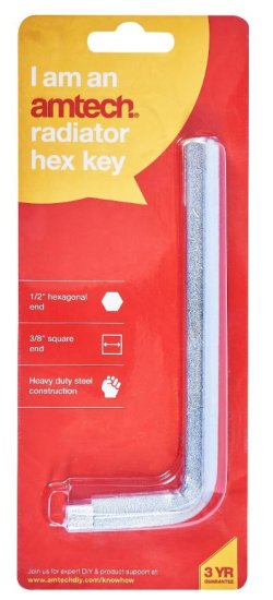 (image for) AMTECH RADIATOR HEX KEY - 1/2\"