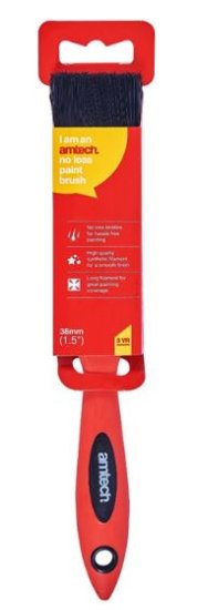 (image for) AMTECH NO BRISTLE LOSS PAINT BRUSH -1.5\"\"