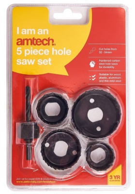 (image for) AMTECH HOLE SAW KIT