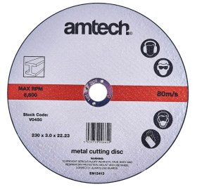 (image for) AMTECH METAL CUTTING DISC - 230MM
