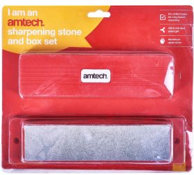 (image for) AMTECH SHARPENING STONE/BOX - 8"