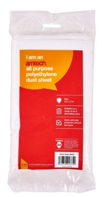 (image for) AMTECH DUST SHEET POLYETHYLENE