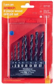 (image for) AMTECH WOOD DRILL BIT SET - 8S