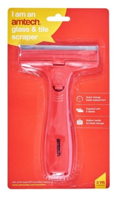 (image for) AMTECH GLASS/TILE SCRAPER