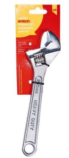 (image for) AMTECH ADJUSTABLE WRENCH 8\" - 200MM