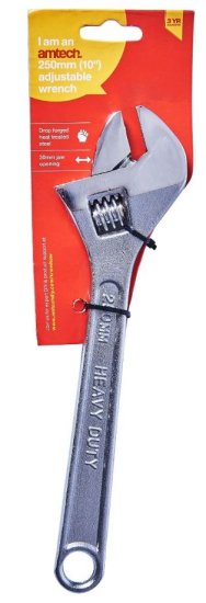 (image for) AMTECH H/DUTY ADJ WRENCH 10\" - 250MM