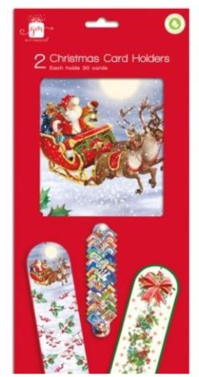 (image for) XMAS CARD HOLDERS PK2 EACH 30S - 36CM