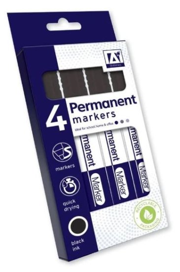 (image for) ANKER PERMANENT MARKER BLACK - 4S