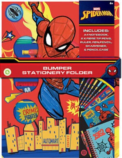 (image for) SPIDEREMAN BUMPER STAT/FOLDER - STD