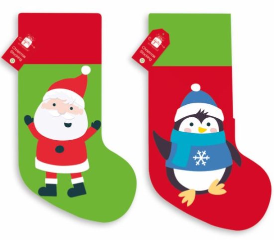 (image for) XMAS CHILDRENS STOCKINGS ASST - STD