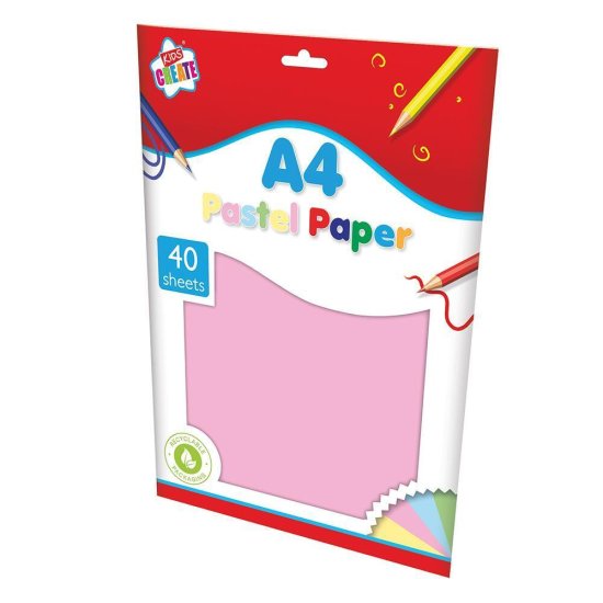 (image for) A4 PASTEL COLOUR PAPER - 40S