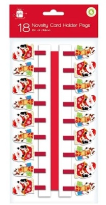 (image for) XMAS NOVELTY CARD HOLDER PEGS