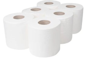 (image for) CENTREFEED ROLL WHITE 2PLY - 150M
