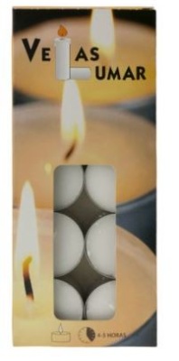 (image for) LUMAR TEALIGHT CANDLE WHITE