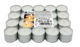 (image for) LUMAR TEALIGHT CANDLE WHITE - 20S/8H