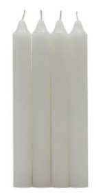 (image for) LUMAR TABLE CANDLE WHITE - 4S