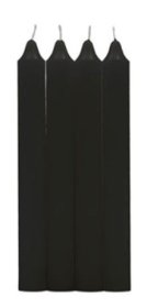 (image for) LUMAR TABLE CANDLE BLACK - 4S