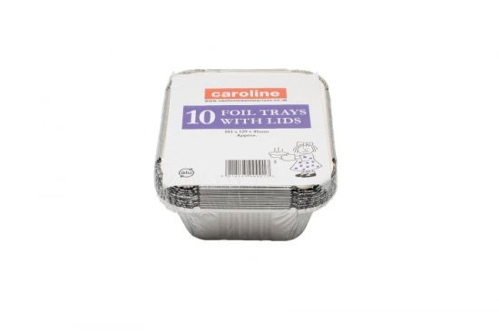(image for) CARO FOIL CONTAIN+LID 16OZ 10S - 10X12