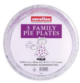 (image for) CARO FOIL PIE PLATES 3S - 250MM