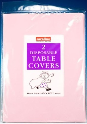 (image for) TABLE COVER PINK SQUARE 2S